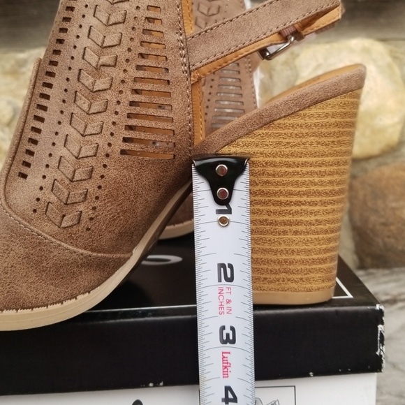 🛑SIZE 6 🛑SLINGBACK FAUX SUEDE BOOTIES - Picture 5 of 8